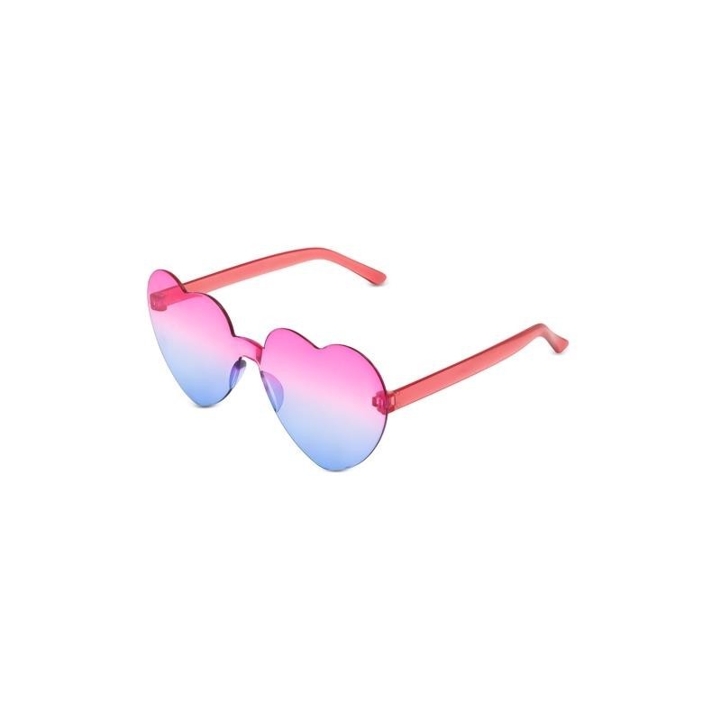 lunettes Party en forme de coeur rose