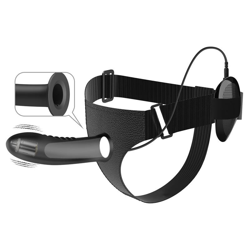 Myron harnais avec gode vibrant 7.2