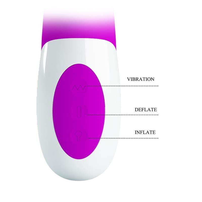 Douglas vibromasseur avec Fonction de Gonflage