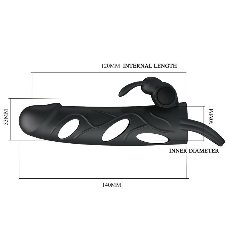 étui à pénis vibrant 5.5