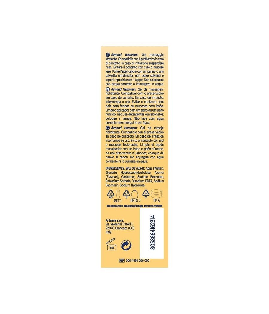 Gel de massage Amande Hammam 200 ml