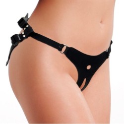 Rimba Latex play harnais avec un gode