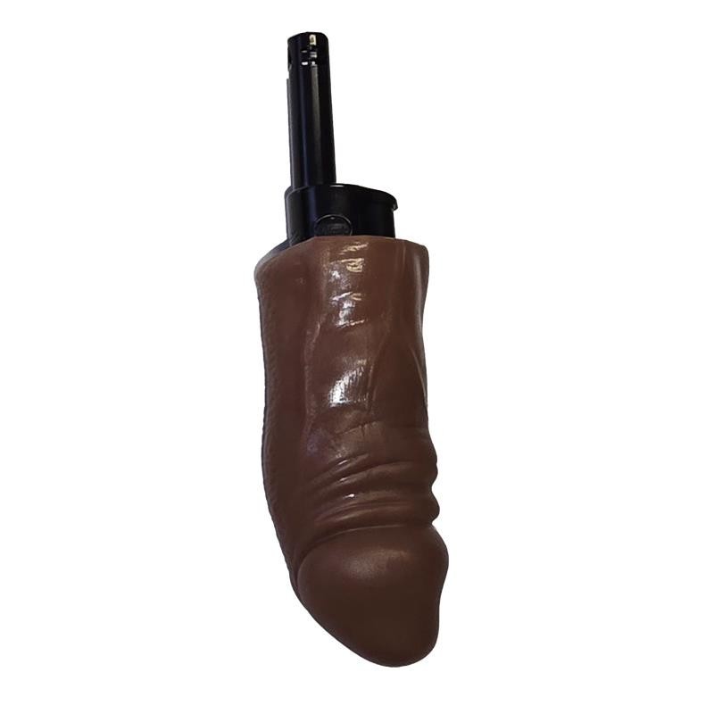 briquet pour barbecue forme pénis bronzé
