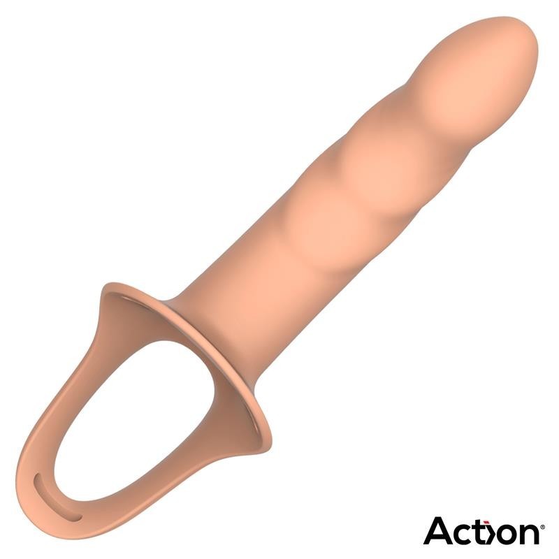 harnais Strap-On avec gode creux silicone Premium taille S