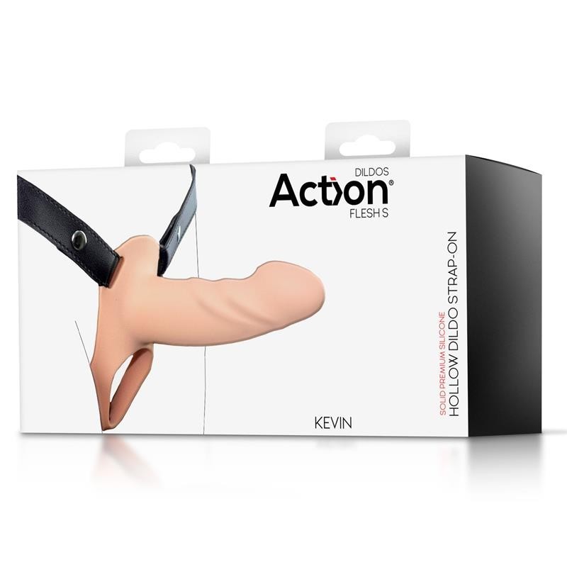 harnais Strap-On avec gode creux silicone Premium taille S