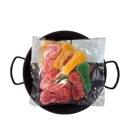 bonbons gélifiés de sucre forme de pénis en Paellera