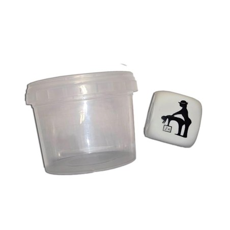 dès blanc de positions en godet