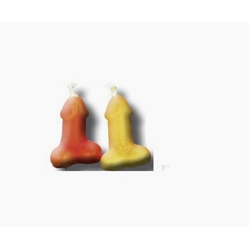 Pack de 2 Mini bougies de couleurs