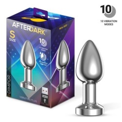 Dimpor Plug Anal chromé vibrant USB Magnétique Taille S