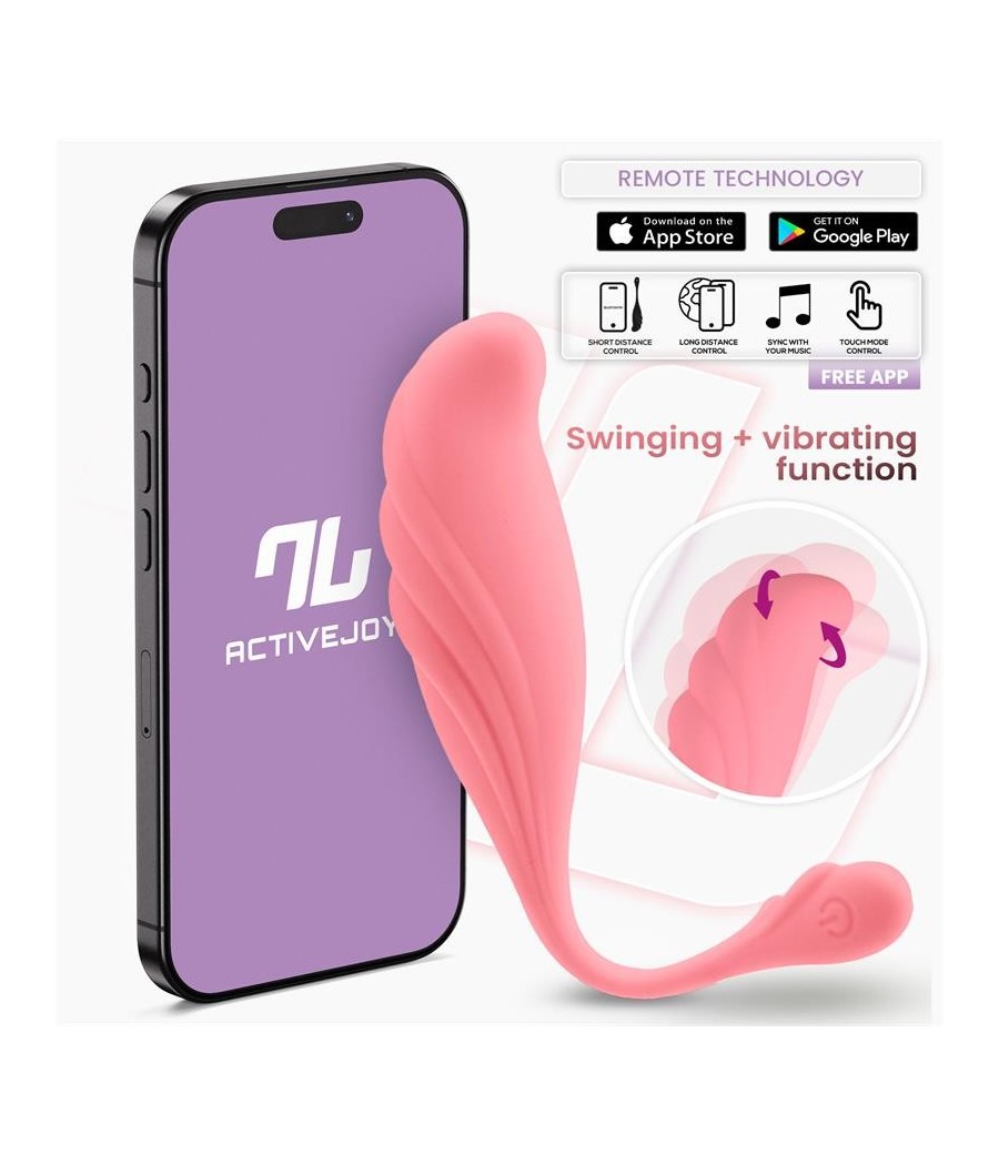 vibromasseur avec mouvement Waving avec APP USB