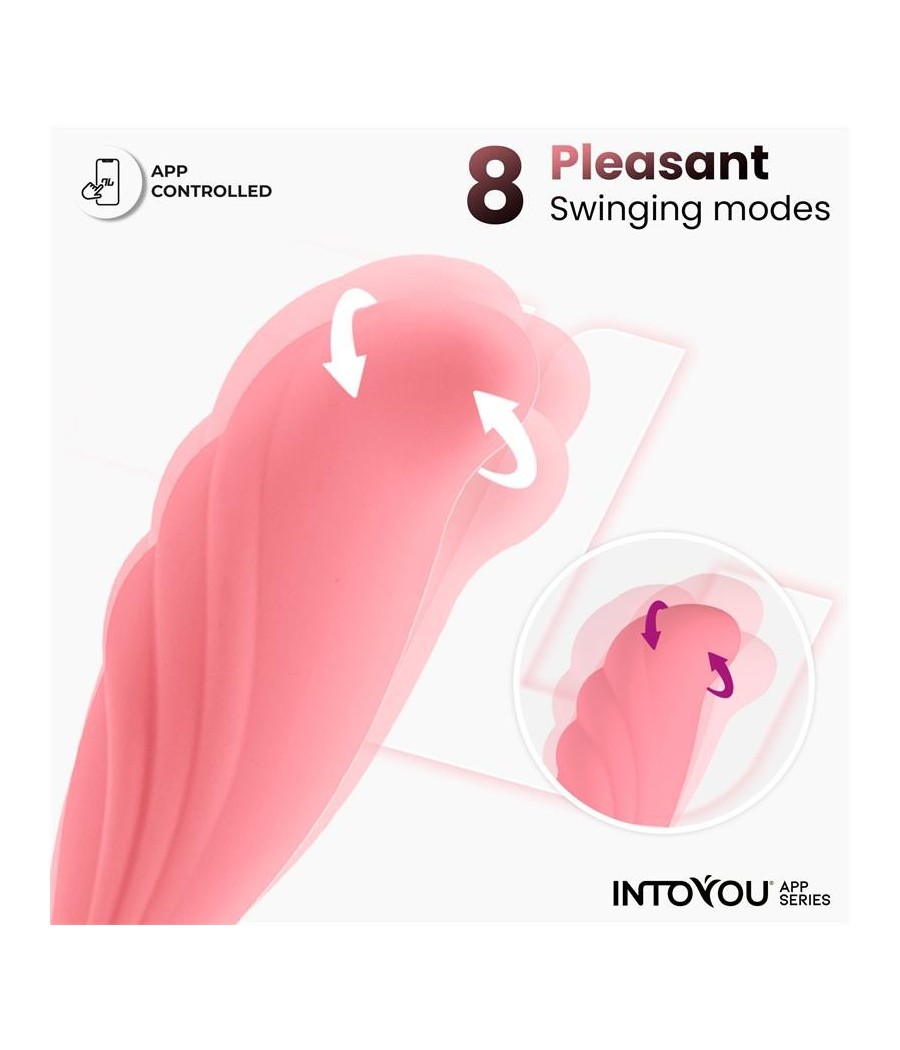 vibromasseur avec mouvement Waving avec APP USB