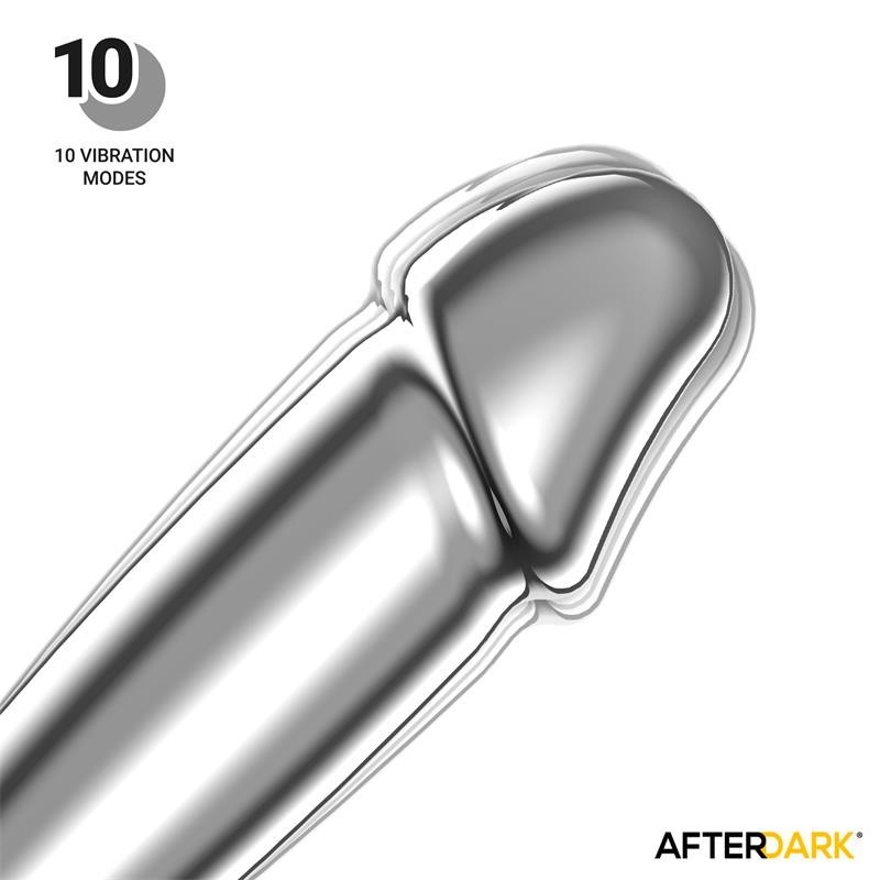 Sarmet Plug Anal chromé vibrant USB Magnétique Taille M