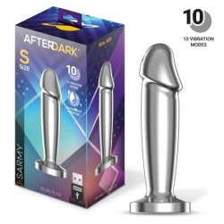 Sarmet Plug Anal chromé vibrant USB Magnétique Taille S