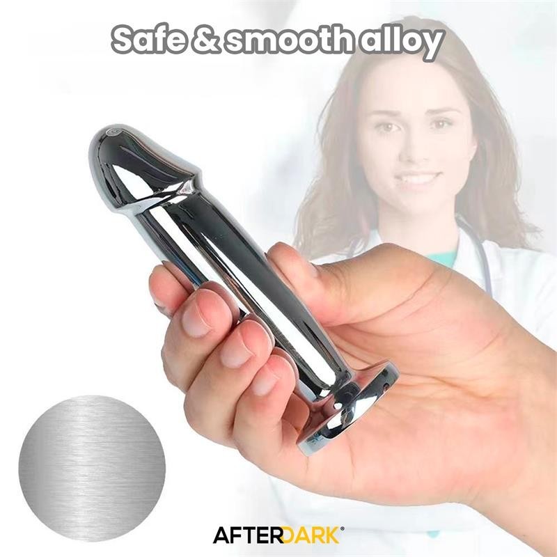 Sarmet Plug Anal chromé vibrant USB Magnétique Taille S