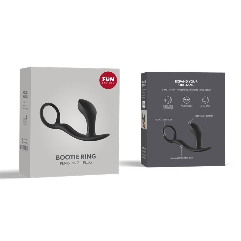 Bootie Ring Anneau pour pénis et Plug Anal Slate