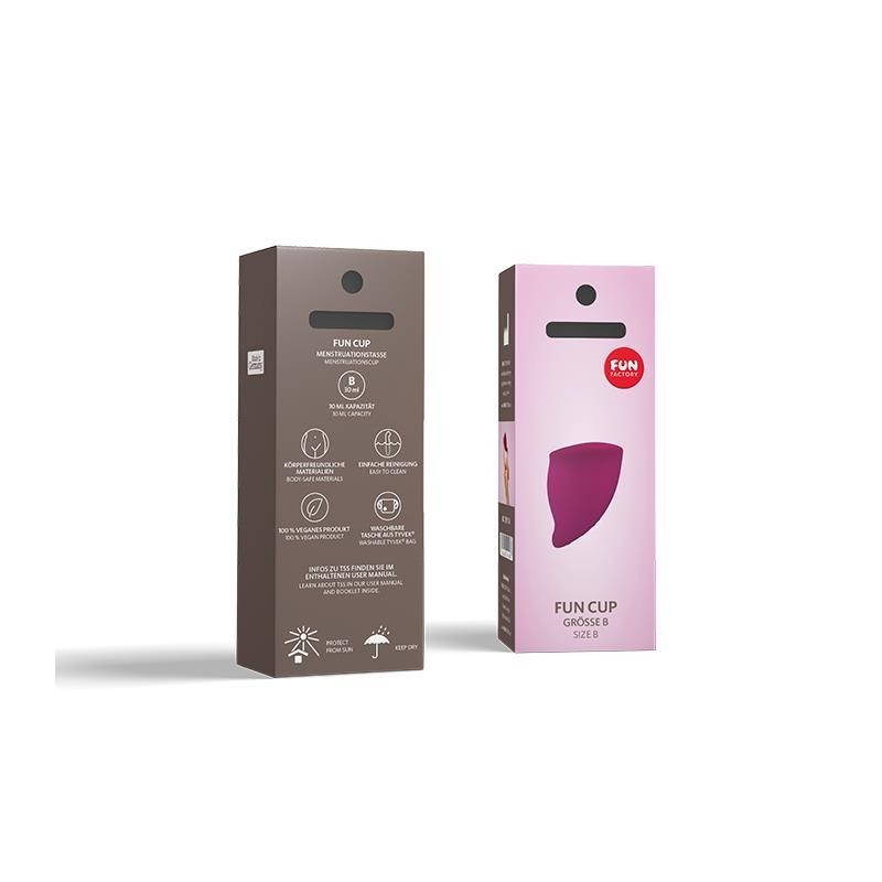 Fun Cup Copa menstruelle taille B Raisin