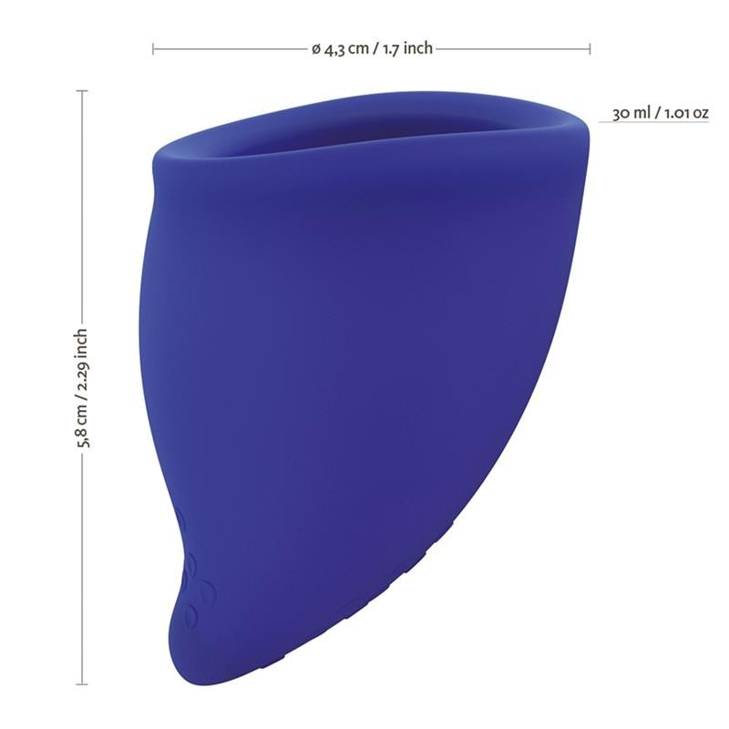 Kit Fun Cup Explore 2 bonnets menstruellees Rose et Outremer