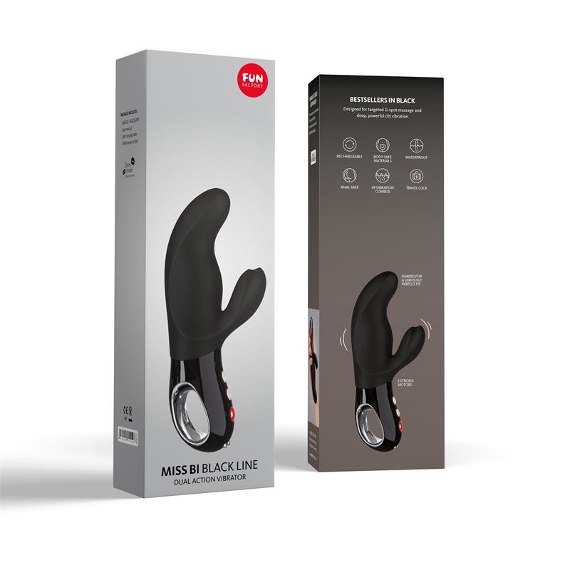 vibromasseur de point G Miss Bi Noir