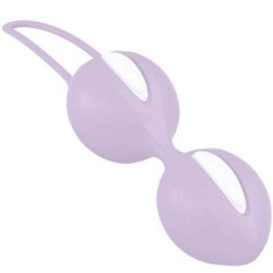 Duo de boules de Kegel Smartballs Blanc/Lilas pastel