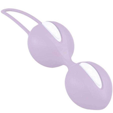 Duo de boules de Kegel Smartballs Blanc/Lilas pastel