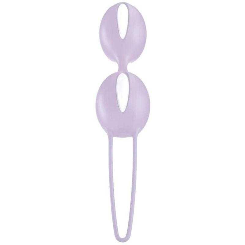Duo de boules de Kegel Smartballs Blanc/Lilas pastel