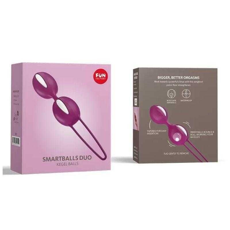 Duo de Smartballs boules Kegel Blanc/Raisin