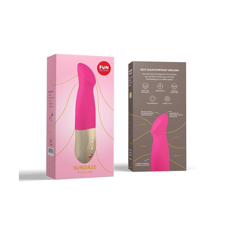 Stimulateur avec vas-et-vient Sundaze Fuchsia Pink