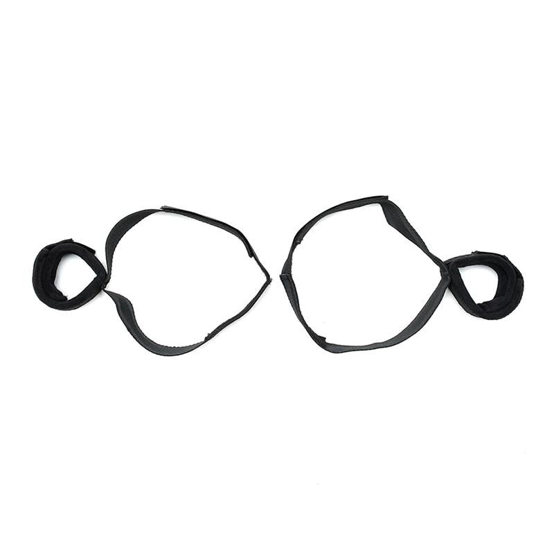 menottes de chevilles et mains réglables Noir