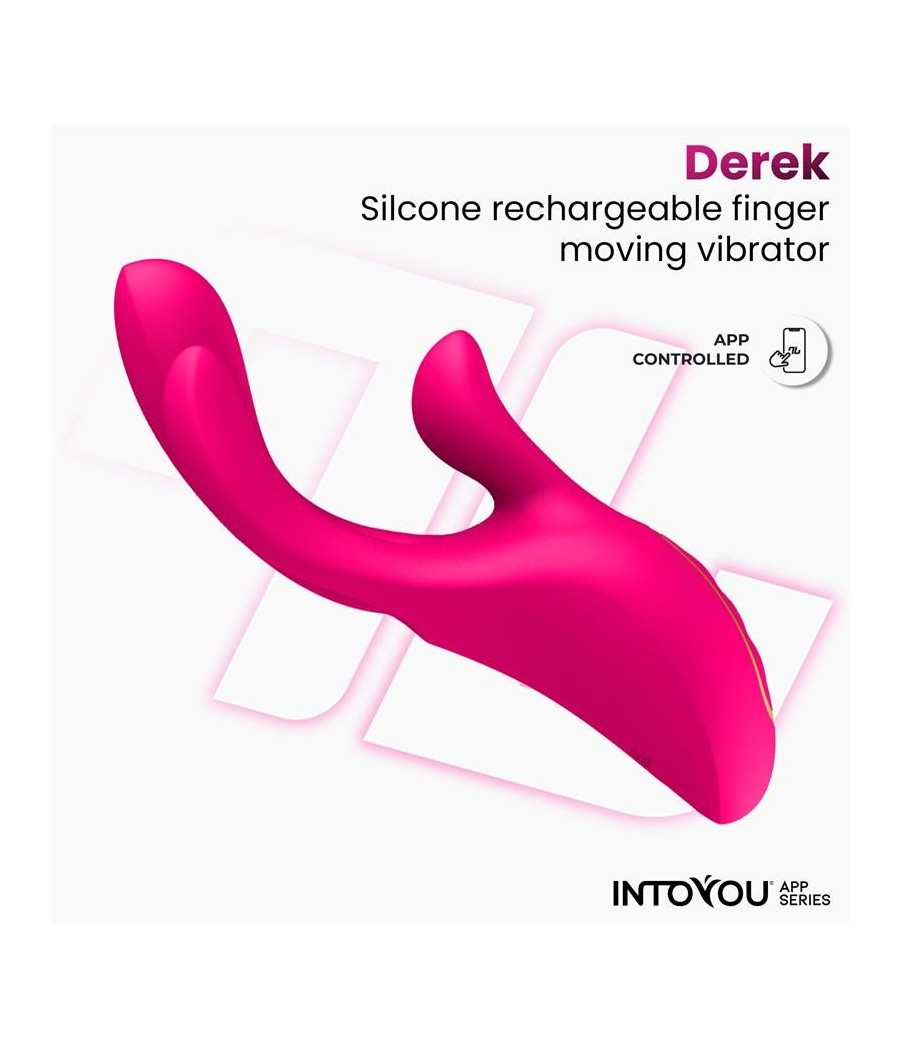 Derek Vibromasseur avec mouvement de doigt 3 Motores et APP