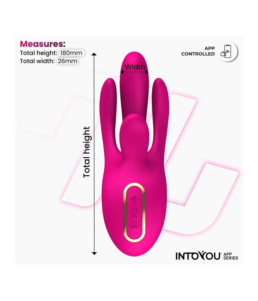 Derek Vibromasseur avec mouvement de doigt 3 Motores et APP