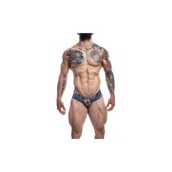 slip haut High Cut Cheeket Brief Tattoo Taille XL
