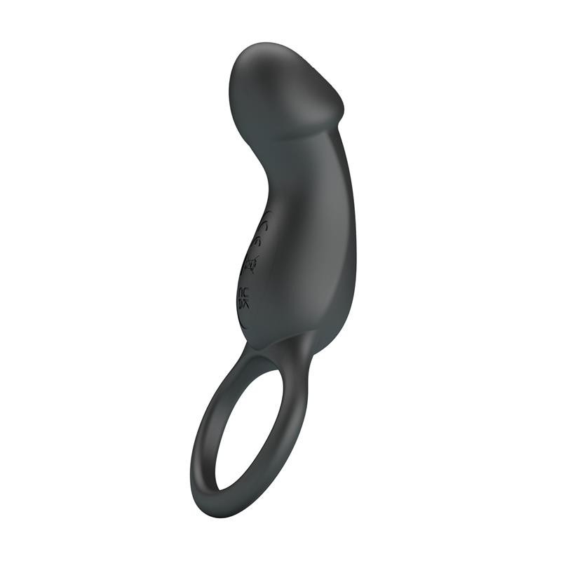 Trae Anneau Vibromasseur silicone USB Noir