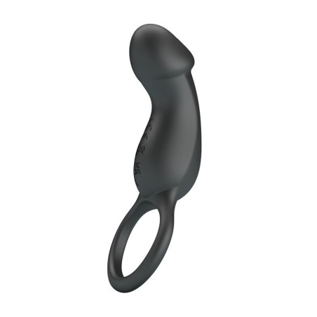 Trae Anneau Vibromasseur silicone USB Noir