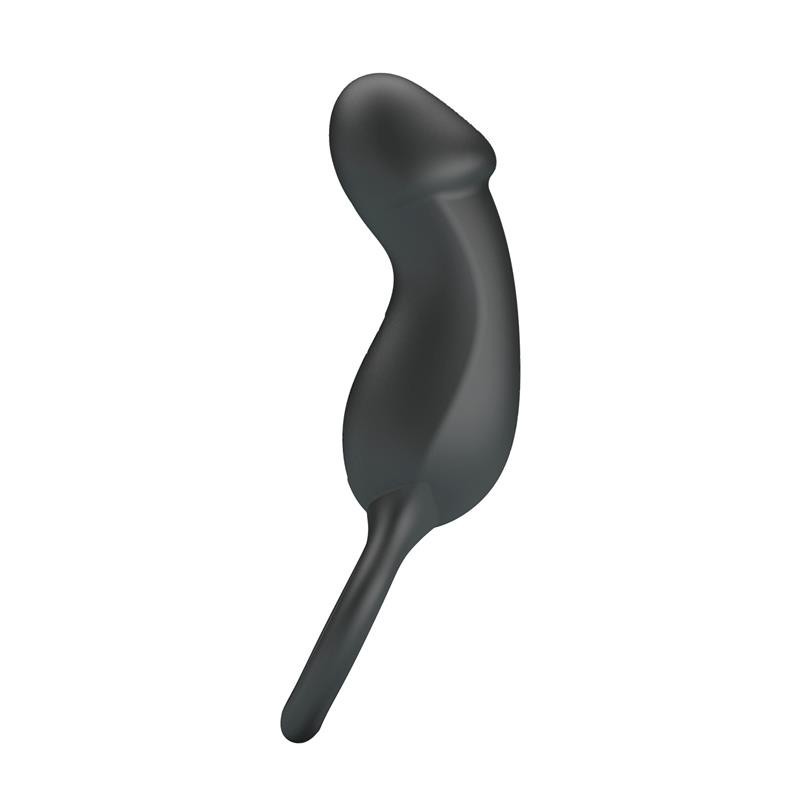 Trae Anneau Vibromasseur silicone USB Noir