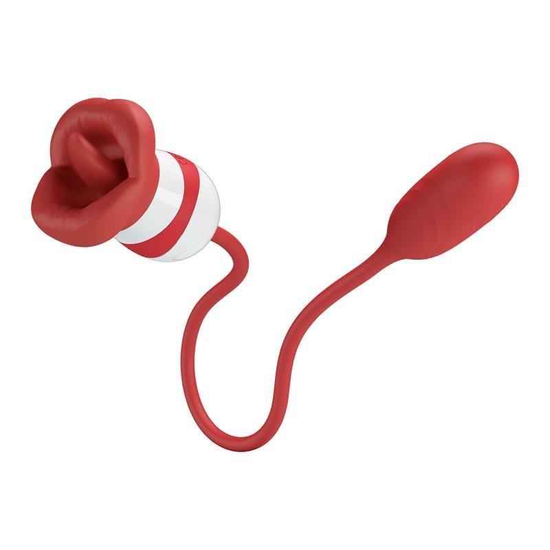 Aliyah Stimulateur Double bouche et oeuf silicone