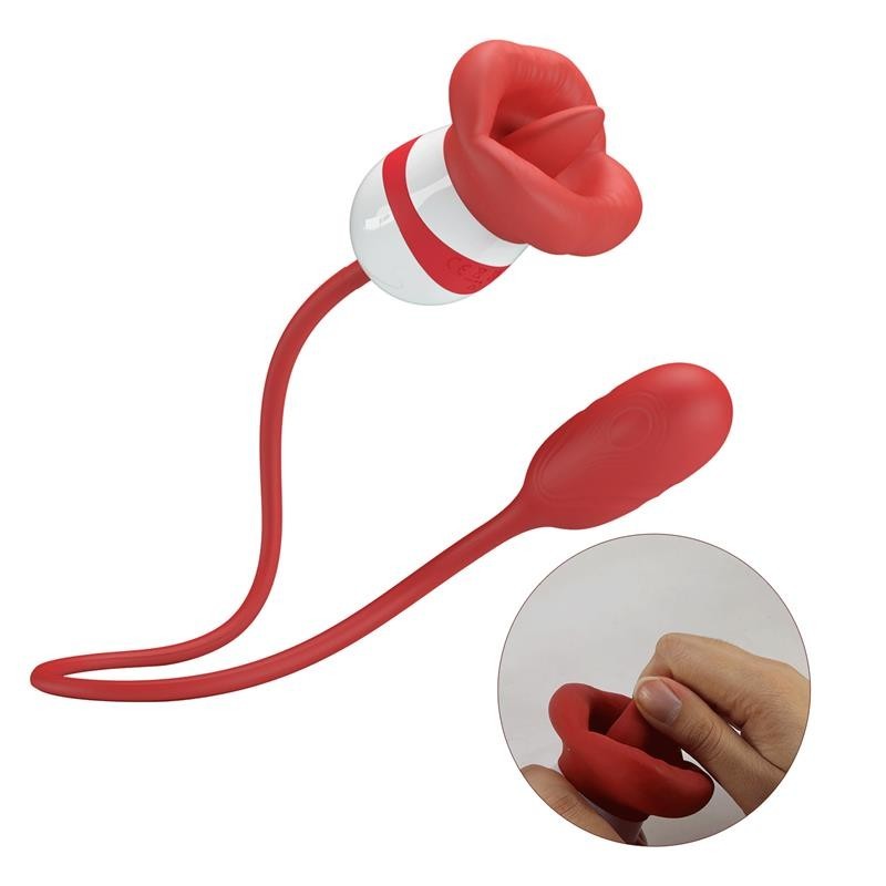 Aliyah Stimulateur Double bouche et oeuf silicone