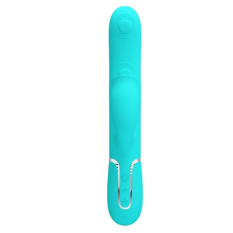 Gigi Vibromasseur avec Léchage et Thumping turquoise
