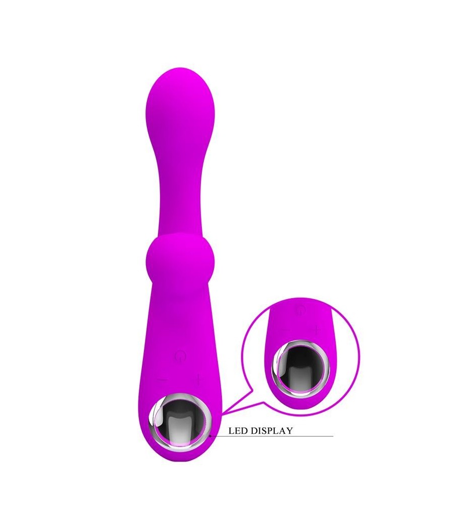Skylar vibromasseur Double Stimulation et tapotements fuchsia