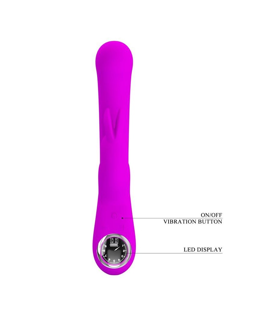 Skylar vibromasseur Double Stimulation et tapotements fuchsia