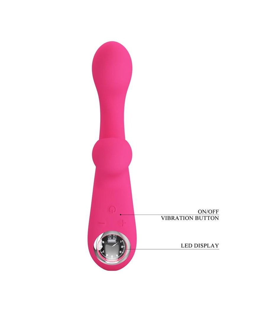 Skylar Vibromasseur Double Stimulation et tapotements Rose