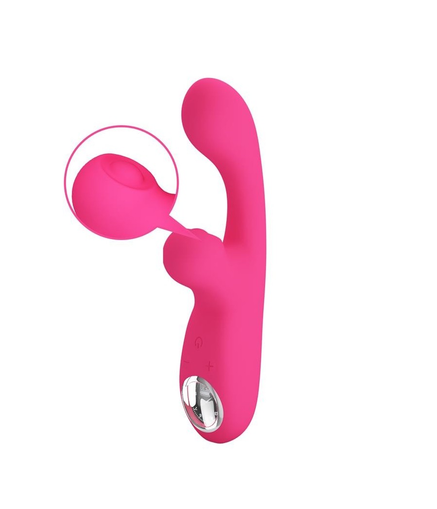 Skylar Vibromasseur Double Stimulation et tapotements Rose