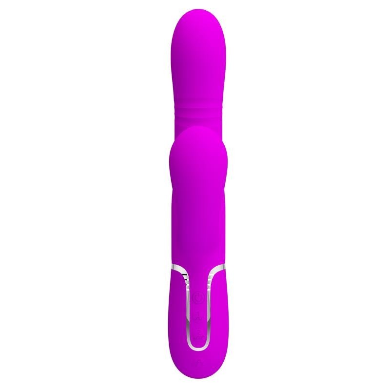 Mariana Vibromasseur 4en1 silicone fuchsia