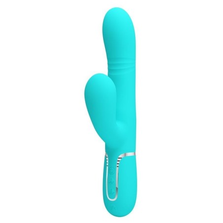 Mariana Vibromasseur 4 en 1 silicone turquoise