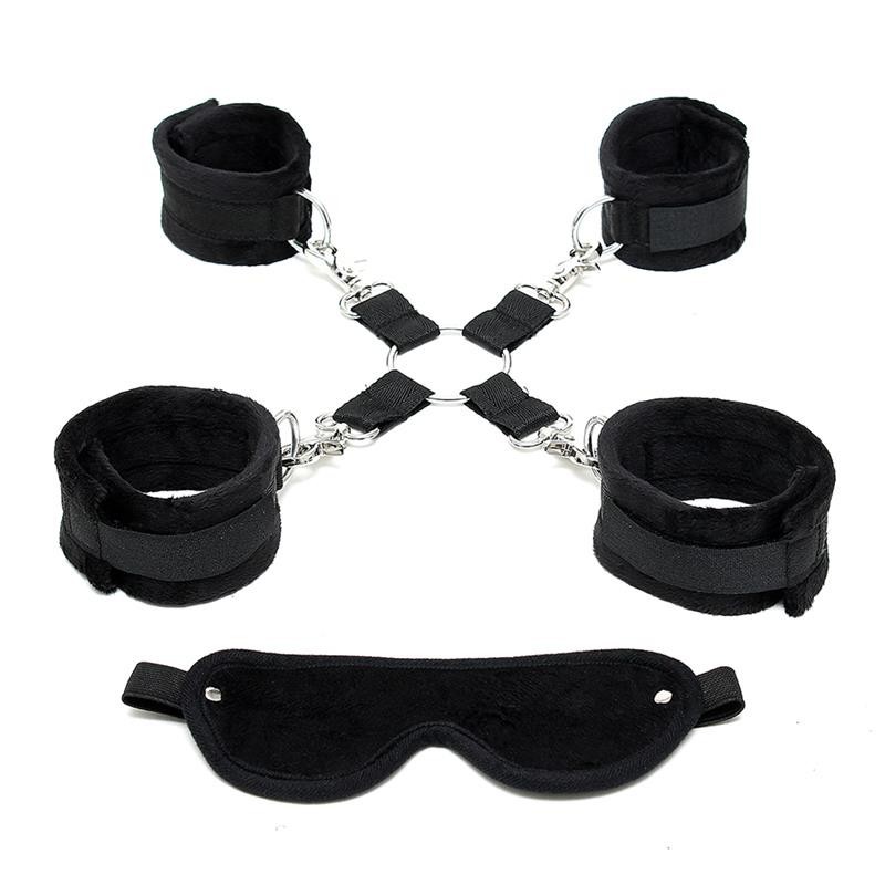 Ensemble de jeu de bondage Rimba couleur noire