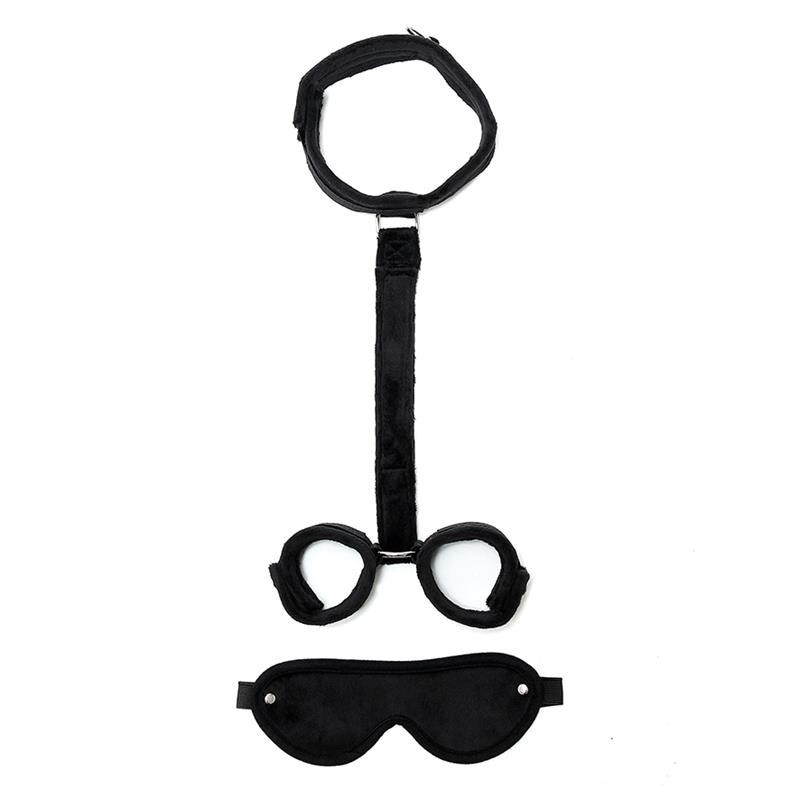 Rimba Bondage play ensemble Bondage 2 Pièces Couleur noir