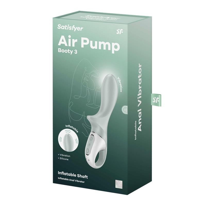 Air Pump Booty 3 Jouet Anal avec Fonction Gonflable Vert