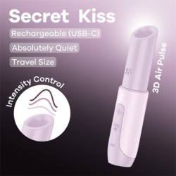 Vibromasseur à impulsions d'air Secret Kiss