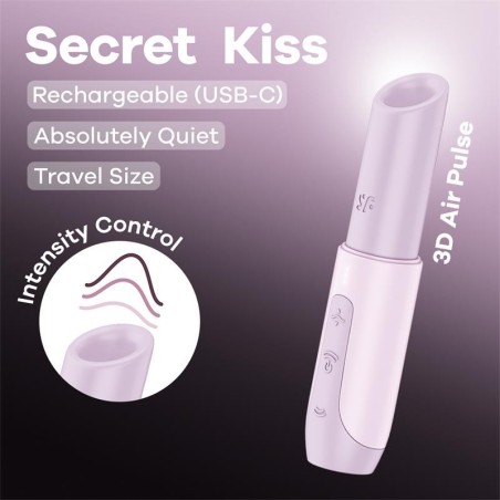Vibromasseur à impulsions d'air Secret Kiss