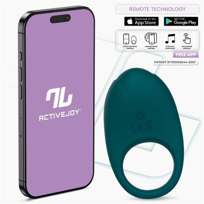 Ringo Anneau Vibromasseur avec APP Unibody Vert