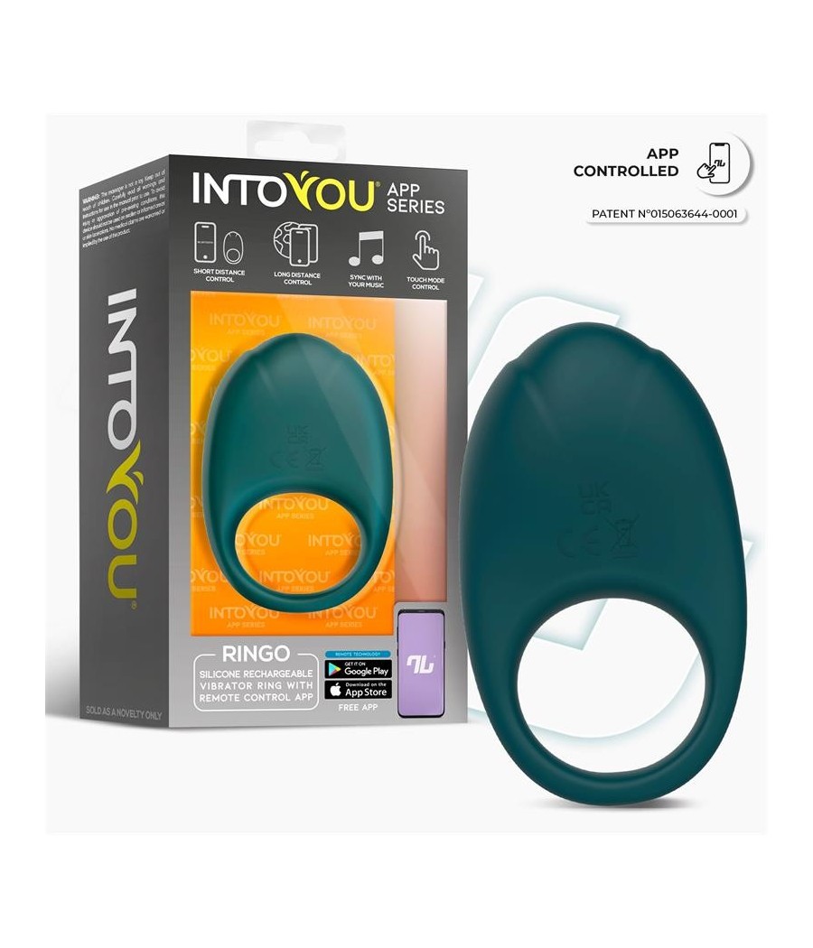 Ringo Anneau Vibromasseur avec APP Unibody Vert